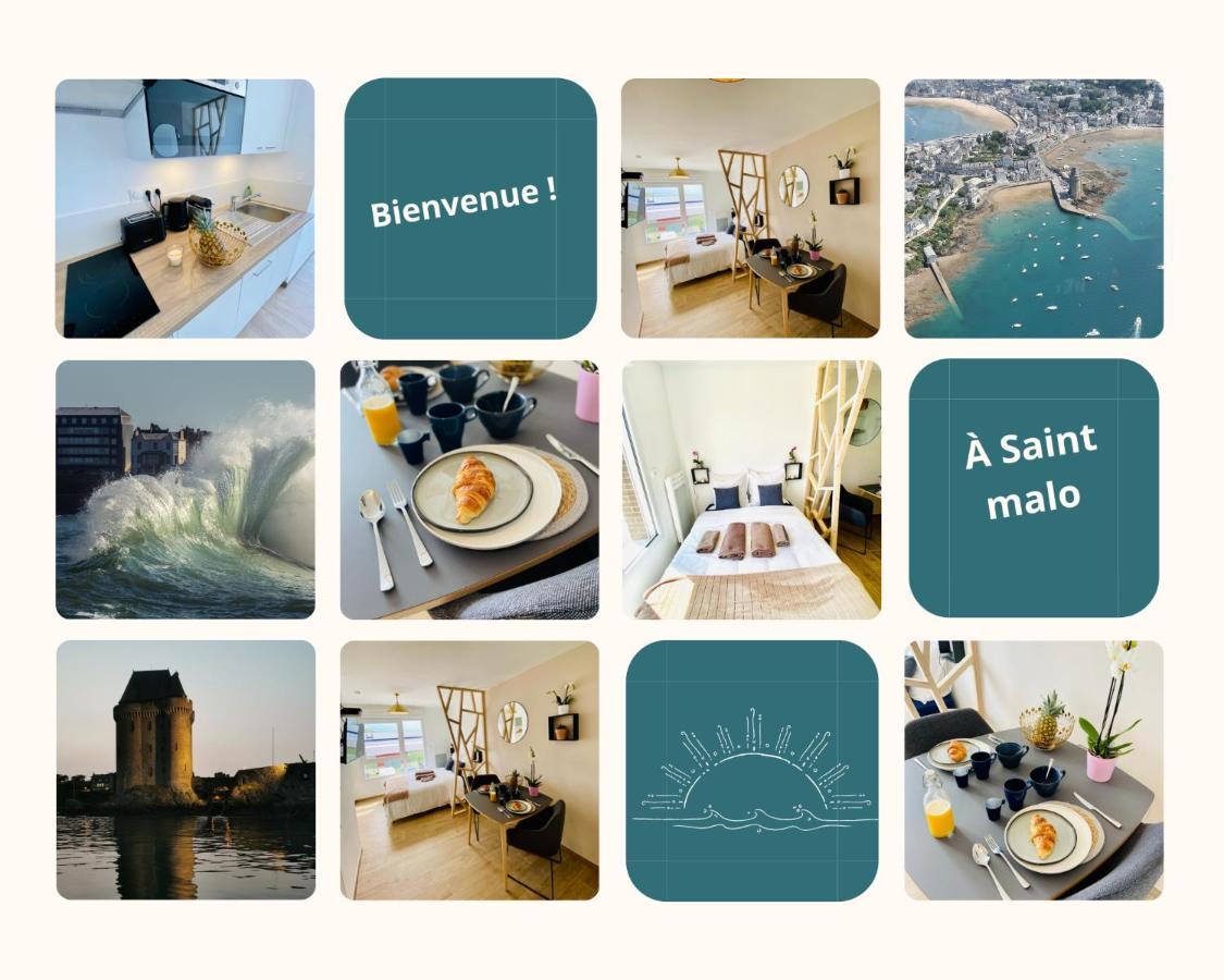 Sunset Apartment Saint-Malo Bagian luar foto